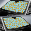 Dachshund Pattern Print Design 08 Car Sun Shade-JORJUNE.COM