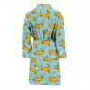 Dachshund Pattern Print Design 08 Men Bathrobe-JORJUNE.COM