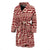 Dachshund Pattern Print Design 09 Men Bathrobe-JORJUNE.COM