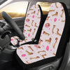 Dachshund Pattern Print Design 10 Car Seat Covers (Set of 2)-JORJUNE.COM