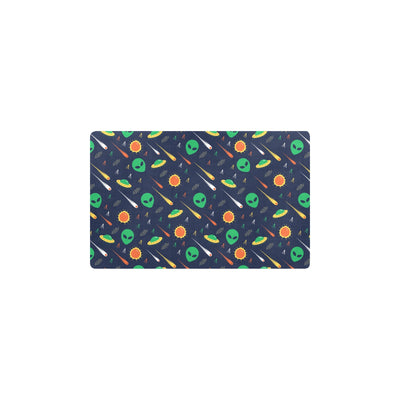 Alien UFO Pattern Print Design 05 Kitchen Mat