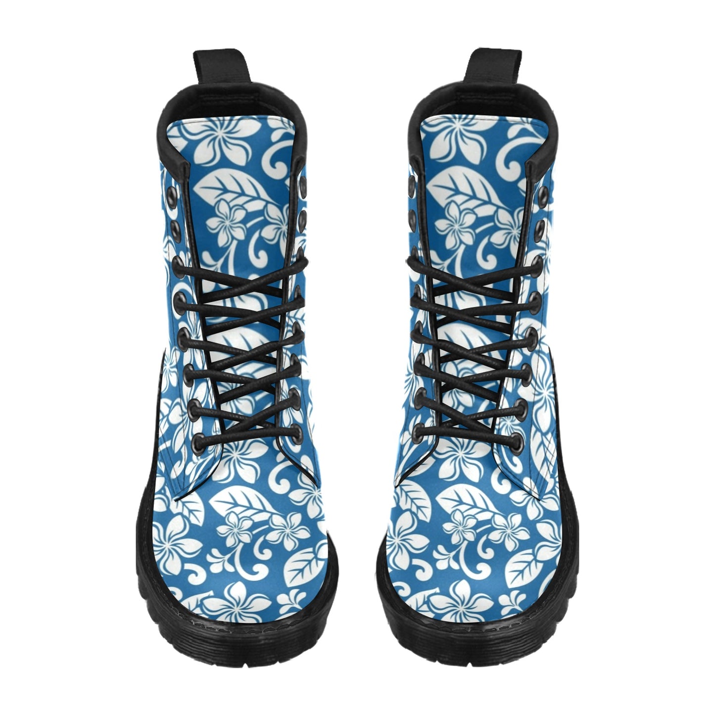 Plumeria Pattern Print Design PM013 Women's Boots
