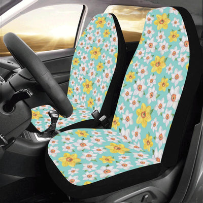 Daffodils Pattern Print Design 02 Car Seat Covers (Set of 2)-JORJUNE.COM