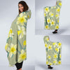 Daffodils Pattern Print Design DF01 Hooded Blanket-JORJUNE.COM