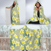 Daffodils Pattern Print Design DF01 Hooded Blanket-JORJUNE.COM