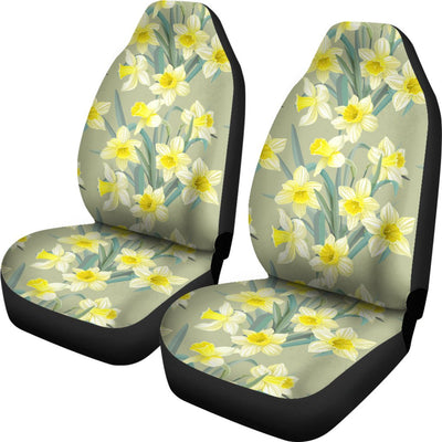 Daffodils Pattern Print Design DF01 Universal Fit Car Seat Covers