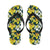 Daffodils Pattern Print Design DF02 Flip Flops-JorJune