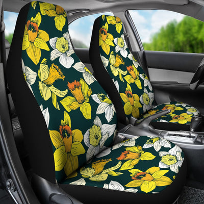 Daffodils Pattern Print Design DF02 Universal Fit Car Seat Covers