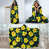 Daffodils Pattern Print Design DF03 Hooded Blanket-JORJUNE.COM