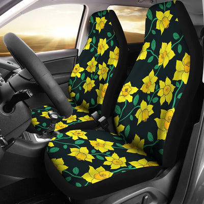 Daffodils Pattern Print Design DF03 Universal Fit Car Seat Covers