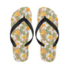 Daffodils Pattern Print Design DF04 Flip Flops-JorJune