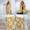 Daffodils Pattern Print Design DF04 Hooded Blanket-JORJUNE.COM