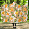 Daffodils Pattern Print Design DF04 Hooded Blanket-JORJUNE.COM