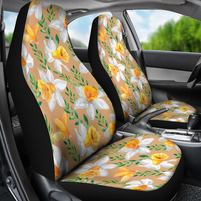 Daffodils Pattern Print Design DF04 Universal Fit Car Seat Covers