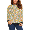 Daffodils Pattern Print Design DF04 Women Long Sleeve Sweatshirt-JorJune
