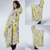 Daffodils Pattern Print Design DF05 Hooded Blanket-JORJUNE.COM