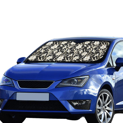 Daffodils Pattern Print Design DF06 Car Sun Shade-JorJune