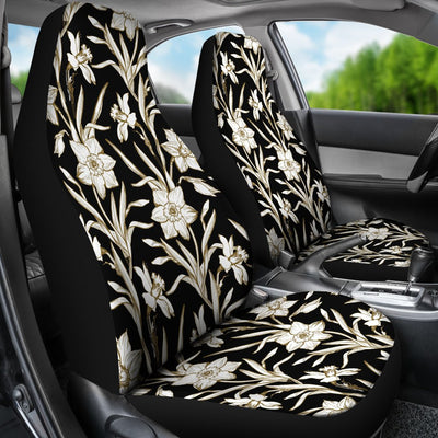 Daffodils Pattern Print Design DF06 Universal Fit Car Seat Covers