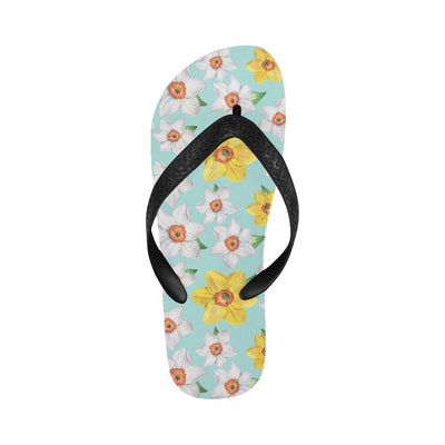 Daffodils Pattern Print Design DF07 Flip Flops-JorJune