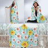 Daffodils Pattern Print Design DF07 Hooded Blanket-JORJUNE.COM