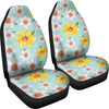 Daffodils Pattern Print Design DF07 Universal Fit Car Seat Covers