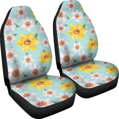 Daffodils Pattern Print Design DF07 Universal Fit Car Seat Covers