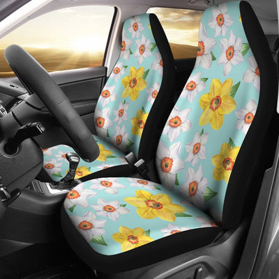 Daffodils Pattern Print Design DF07 Universal Fit Car Seat Covers