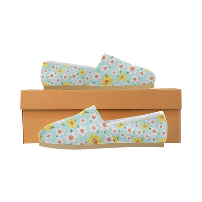 Daffodils Pattern Print Design DF07 Women Casual Shoes-JorJune.com