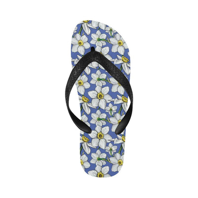 Daffodils Pattern Print Design DF08 Flip Flops-JorJune