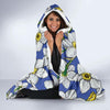 Daffodils Pattern Print Design DF08 Hooded Blanket-JORJUNE.COM