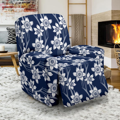 Daffodils Pattern Print Design DF09 Recliner Slipcover-JORJUNE.COM