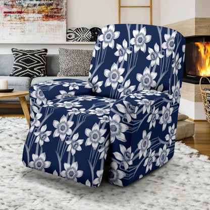 Daffodils Pattern Print Design DF09 Recliner Slipcover-JORJUNE.COM