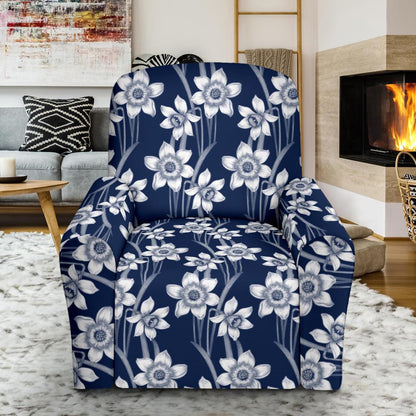 Daffodils Pattern Print Design DF09 Recliner Slipcover-JORJUNE.COM