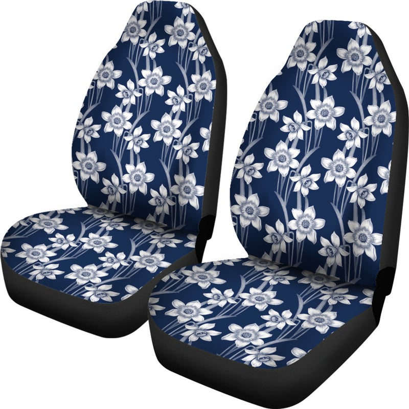 Daffodils Pattern Print Design DF09 Universal Fit Car Seat Covers