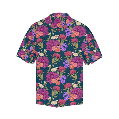 Dahlia Pattern Print Design DH01 Men Hawaiian Shirt-JorJune