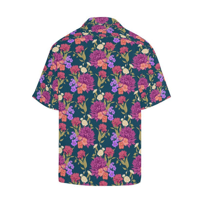 Dahlia Pattern Print Design DH01 Men Hawaiian Shirt-JorJune