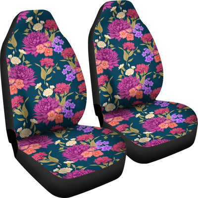 Dahlia Pattern Print Design DH01 Universal Fit Car Seat Covers