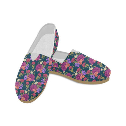 Dahlia Pattern Print Design DH01 Women Casual Shoes-JorJune.com