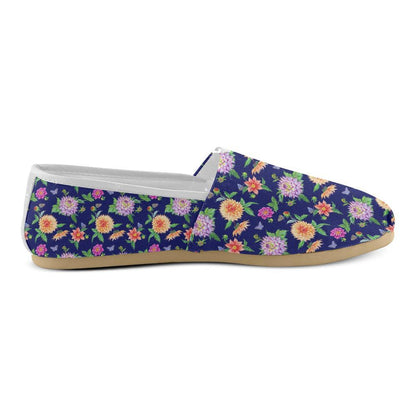 Dahlia Pattern Print Design DH010 Women Casual Shoes-JorJune.com