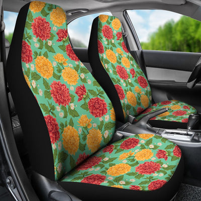 Dahlia Pattern Print Design DH011 Universal Fit Car Seat Covers