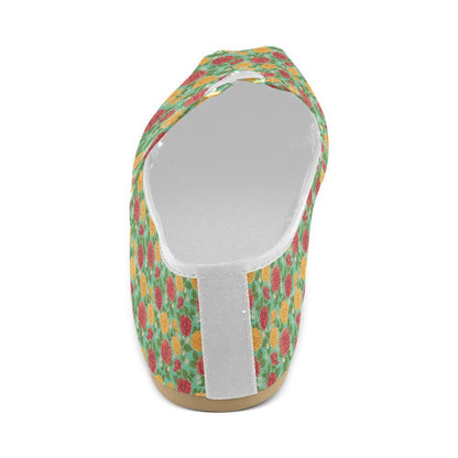 Dahlia Pattern Print Design DH011 Women Casual Shoes-JorJune.com