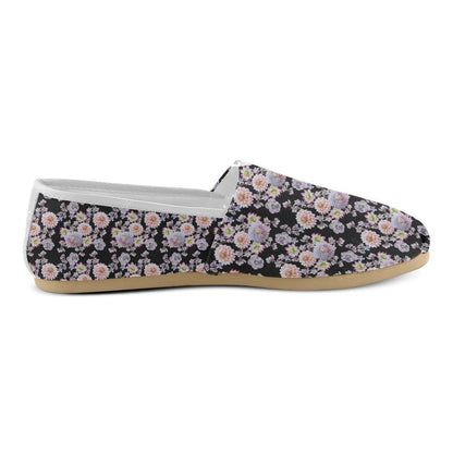 Dahlia Pattern Print Design DH012 Women Casual Shoes-JorJune.com