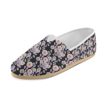 Dahlia Pattern Print Design DH012 Women Casual Shoes-JorJune.com