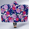 Dahlia Pattern Print Design DH013 Hooded Blanket-JORJUNE.COM