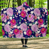 Dahlia Pattern Print Design DH013 Hooded Blanket-JORJUNE.COM