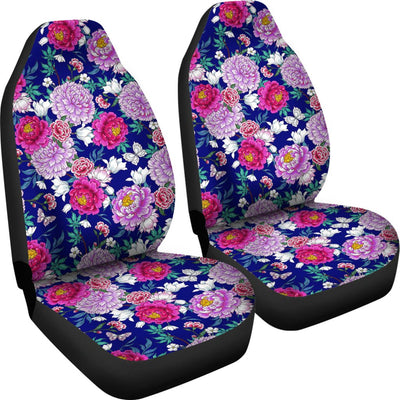 Dahlia Pattern Print Design DH013 Universal Fit Car Seat Covers