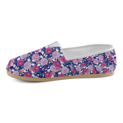 Dahlia Pattern Print Design DH013 Women Casual Shoes-JorJune.com