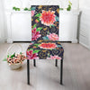 Dahlia Pattern Print Design DH02 Dining Chair Slipcover-JORJUNE.COM