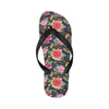 Dahlia Pattern Print Design DH02 Flip Flops-JorJune