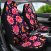 Dahlia Pattern Print Design DH03 Universal Fit Car Seat Covers